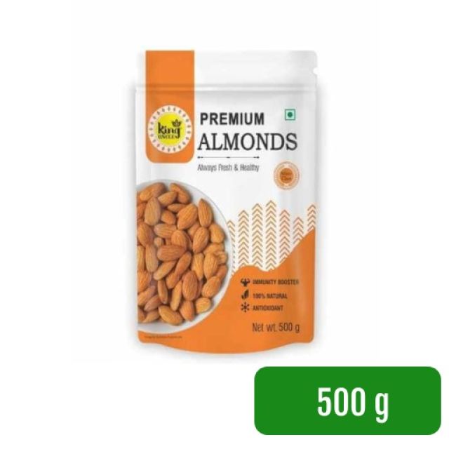 King Uncle Premium Almonds 500 g