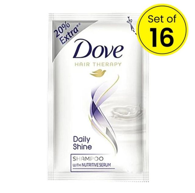 Dove Daily Shine Shampoo 16X6 ml (Set of 16)