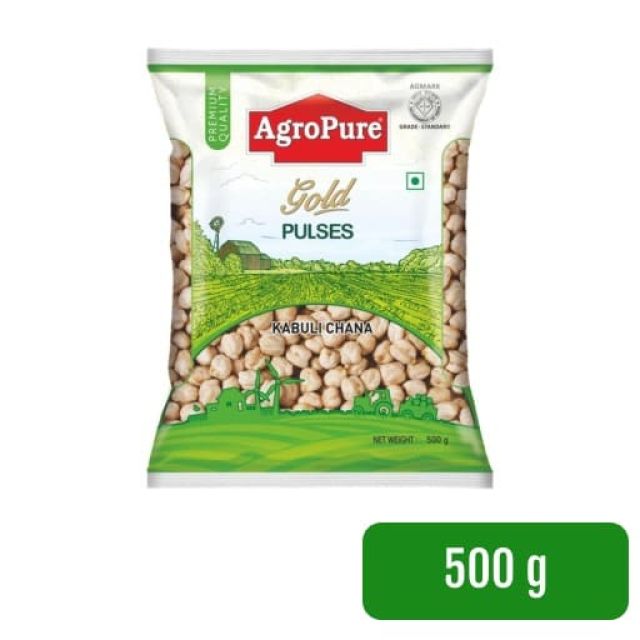 Agropure Gold Pulses Kabuli Chana 500 g