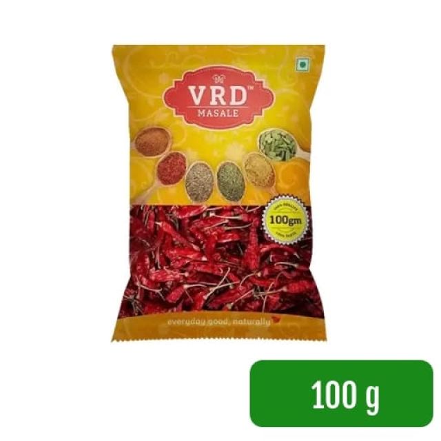 VRD Lal Mirch Sabut (Dandi) 100 g