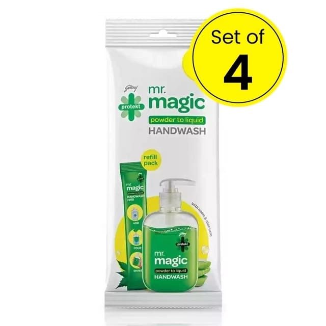 Godrej Mr magic handwash 9 g refill (Pack of 4)