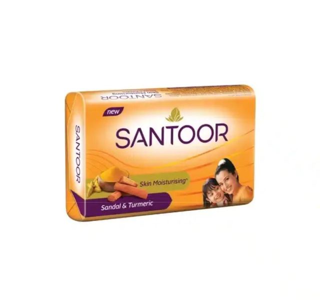 Santoor Sandal & Turmeric Soap 4X75 g (Pack of 4)