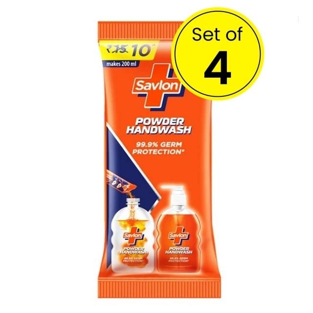 Savlon Powder Handwash 8.2 g (Pack Of 4)